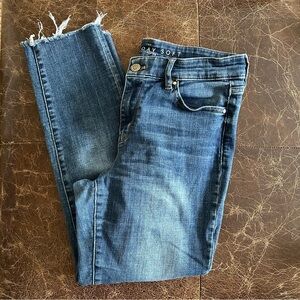 White House Black Market Mid-Rise Everyday Soft Denim Girlfriend Jeans